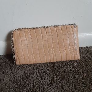 Tan hand purse